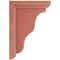 Ekena Millwork 2 1/4"W x 5"D x 7"H Hamilton Traditional Wood Vintage Decor Bracket, Salvage Red BKTWD02X05X07HARD - alternate 2